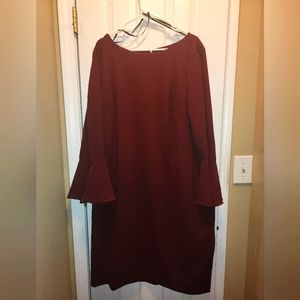 Crimson Calvin Klein Dress 3X